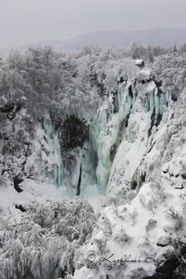 Frozen Waterfall, Plitvice National Park