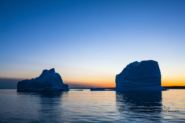 Iceberg at Sunset, Scoresby Sund