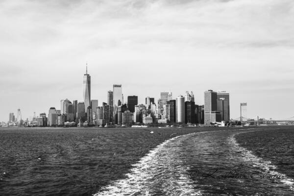 Manhattan, View from Staten Island Ferry, New York City