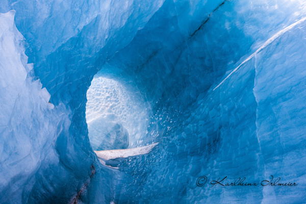Eishöhle im Svinafellsvatn, Austurland, Südisland, Island