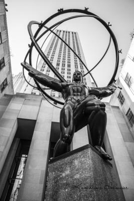 Atlas Statue am Rockefeller Center, Manhattan, New York City