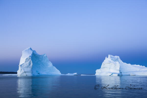 Iceberg at blue hour, Scoresby Sund