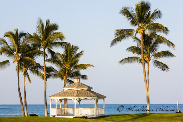 Mauna Lani Golfplatz, Pavillon, Mauna Lani, Kohala Coast, Big Island, Hawaii