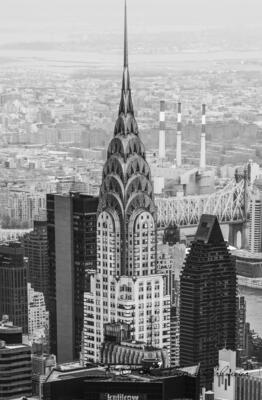 Chrysler Building, View from Rockefeller Center, Manhattan, New York City