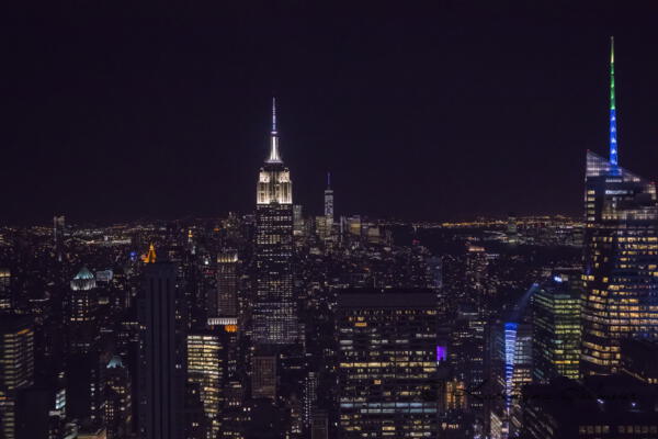 Empire State Building at Night, Manhattan, New York City