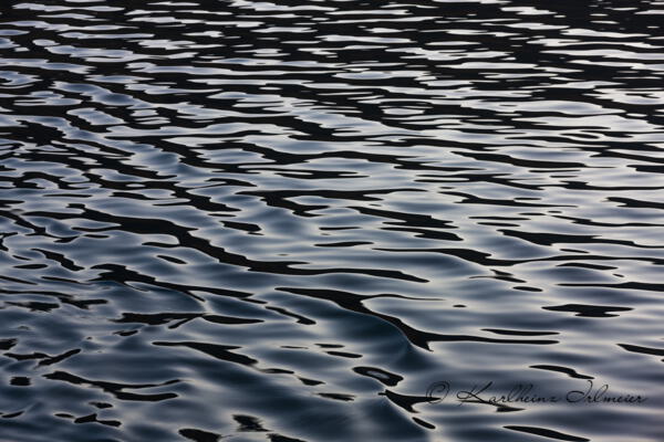 Reflection on the water surface, Scoresby Sund