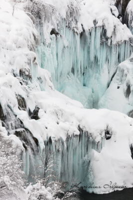 Frozen Waterfall, Plitvice National Park